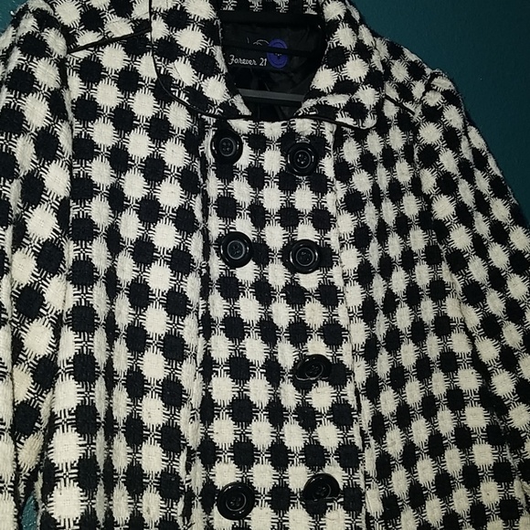 Forever 21 pea coat. Size large. - Picture 3 of 8